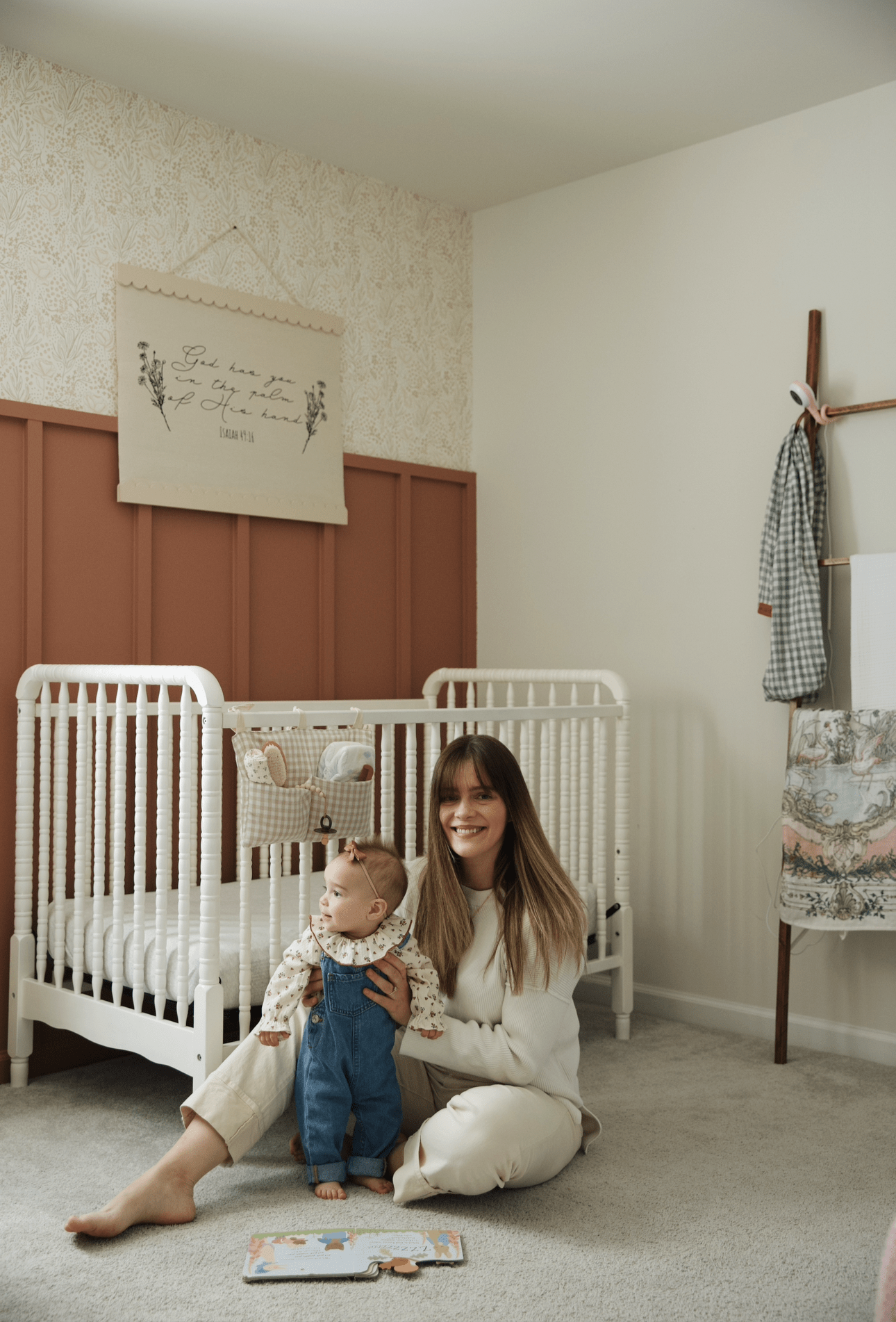 Haven Baby Crib Diaper Caddy Storage Organizer Nursery Room Baby Crib Storage La Vie Bien Haven Baby Crib Diaper Caddy Storage Organizer Nursery Room