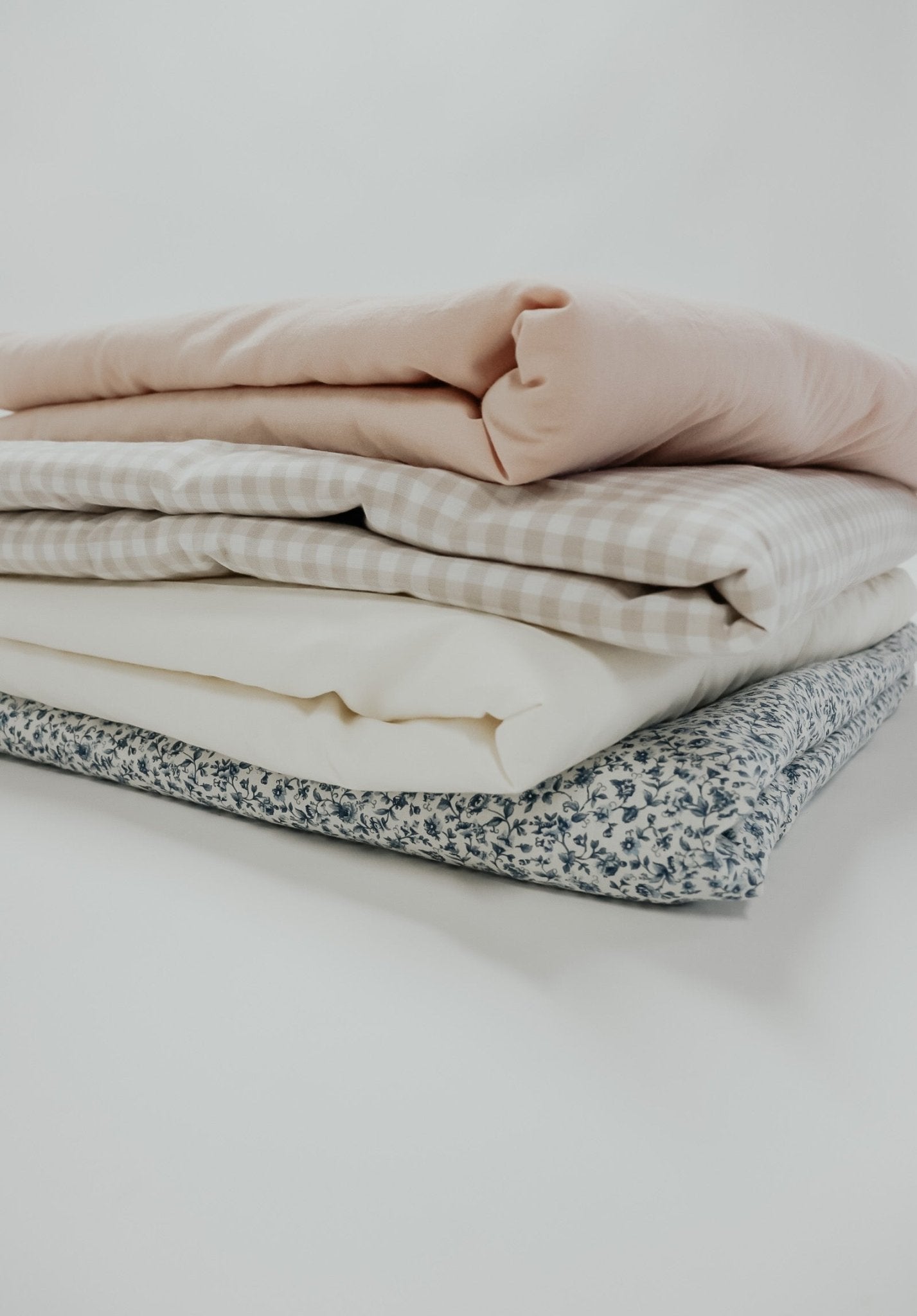 Haven Beige Gingham Crib Quilted Blanket La Vie Bien Haven Beige Gingham Crib Quilted Blanket