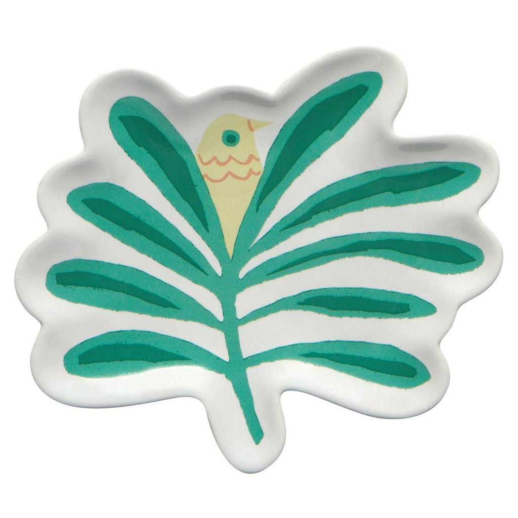 Haven Palm Tree Shaped Ceramic Trinket Tray | Catch - all Decorative Tray | 4.75” x 4” Decorative Trays La Vie Bien Haven Palm Tree Shaped Ceramic Trinket Tray | Catch - all Decorative Tray | 4.75” x 4”