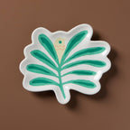 Haven Palm Tree Shaped Ceramic Trinket Tray | Catch - all Decorative Tray | 4.75” x 4” Decorative Trays La Vie Bien Haven Palm Tree Shaped Ceramic Trinket Tray | Catch - all Decorative Tray | 4.75” x 4”