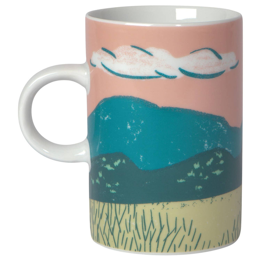 Haven Tall Ceramic Mug | Small Loop Handle Coffee Tea Cup | 14 oz Mug La Vie Bien Haven Tall Ceramic Mug | Small Loop Handle Coffee Tea Cup | 14 oz