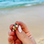 Hawaii 3D Huggie Hoop Earrings by Oh Clementine