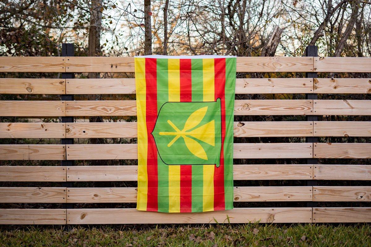 Hawai'i "Kanaka Maoli" Flag Flag La Vie Bien Hawai'i "Kanaka Maoli" Flag