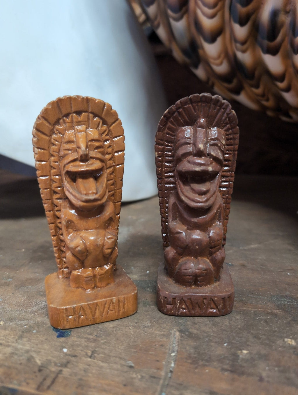 Hawaii Tiki God of Strength Ku Sculptures & Statues La Vie Bien Hawaii Tiki God of Strength Ku
