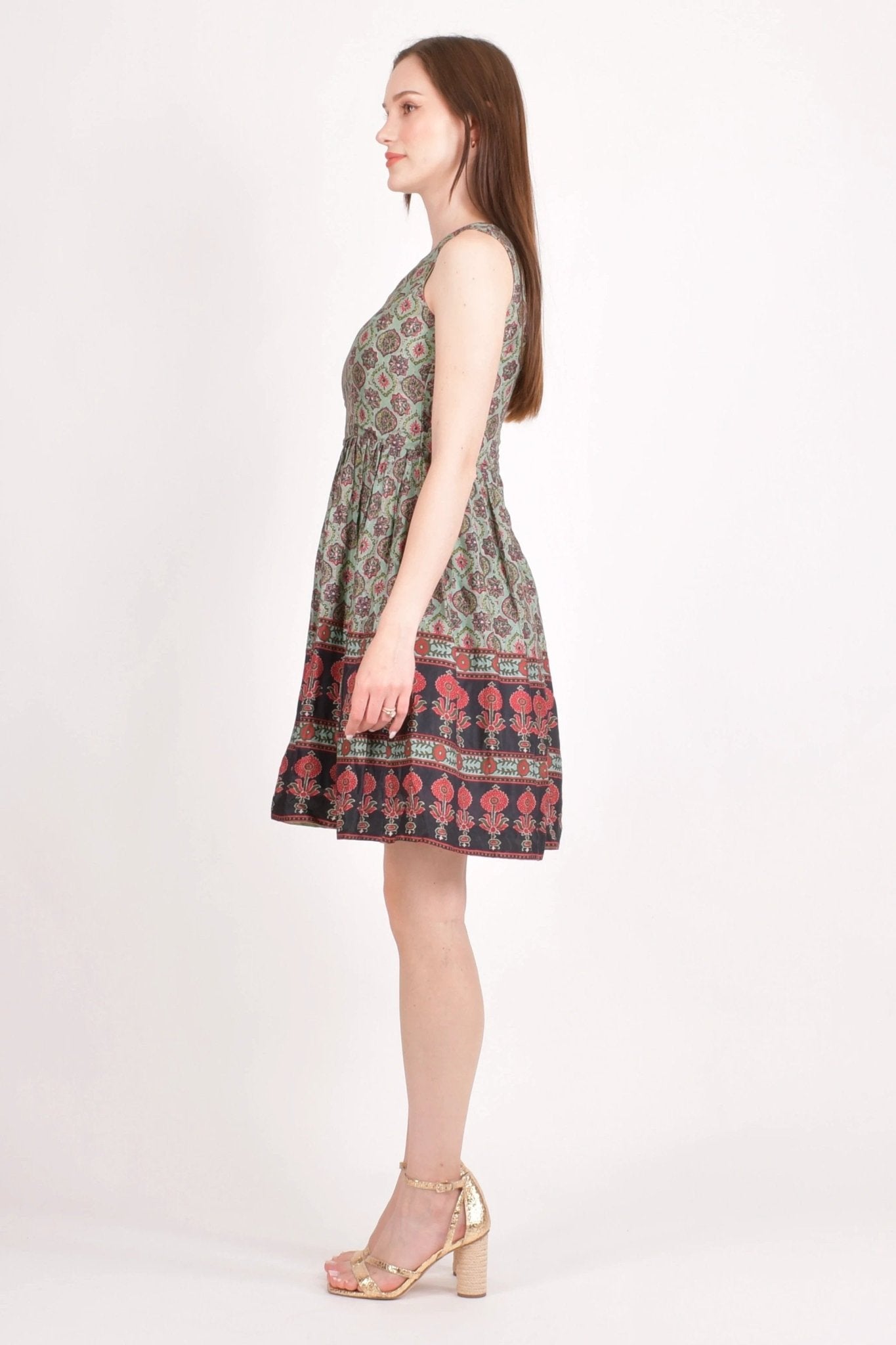 Hazel Boho One Shoulder Mini Dress by Raas