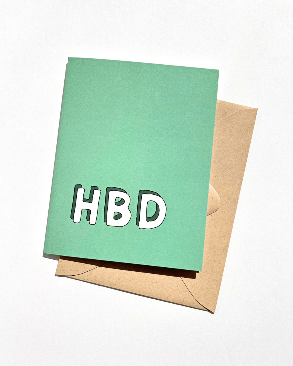 HBD Simple Birthday Card for Boyfriend Husband Guy Birthday by Five Dot Post