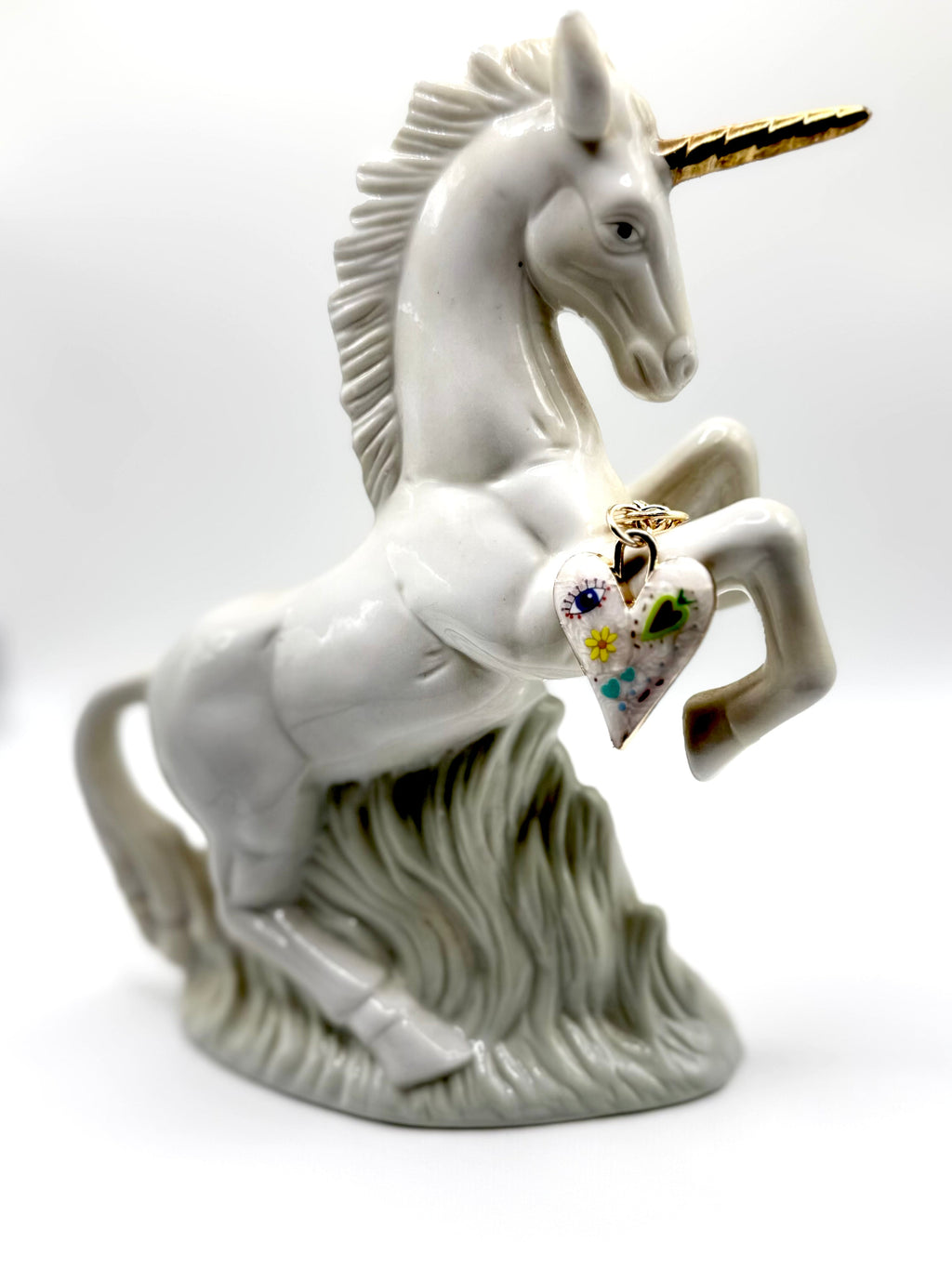 Artsy Heartsy Heart Keychain and Bag Charm