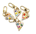 Artsy Heartsy Heart Keychain and Bag Charm by Why Begin