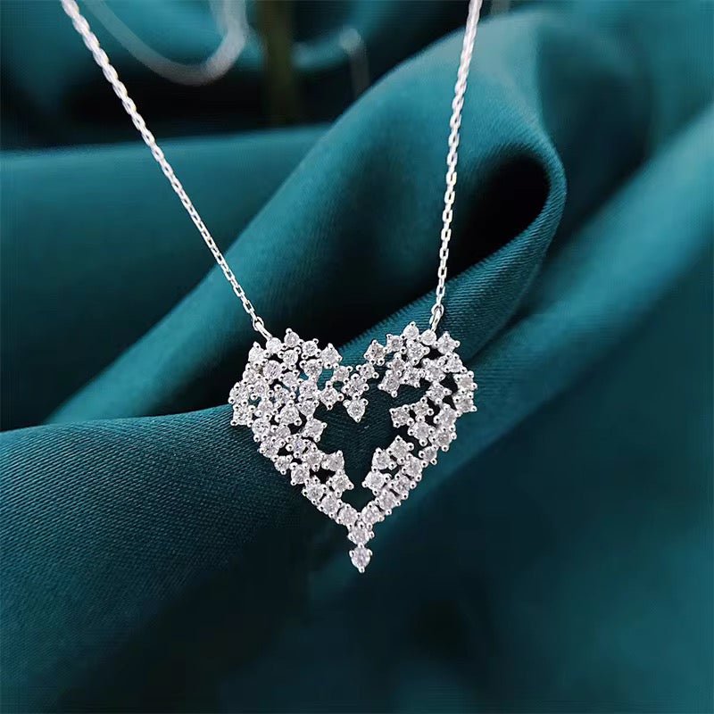 Heart Drop Necklace Necklaces La Vie Bien Heart Drop Necklace