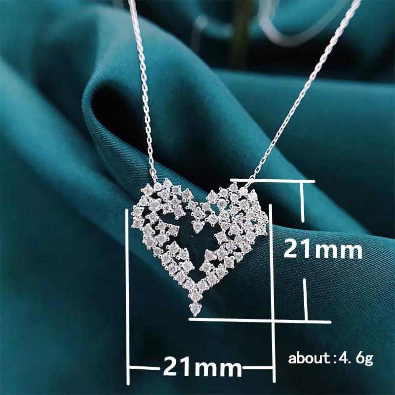 Heart Drop Necklace Necklaces La Vie Bien Heart Drop Necklace