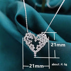 Heart Drop Necklace Necklaces La Vie Bien Heart Drop Necklace