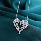 Heart Drop Necklace Necklaces La Vie Bien Heart Drop Necklace
