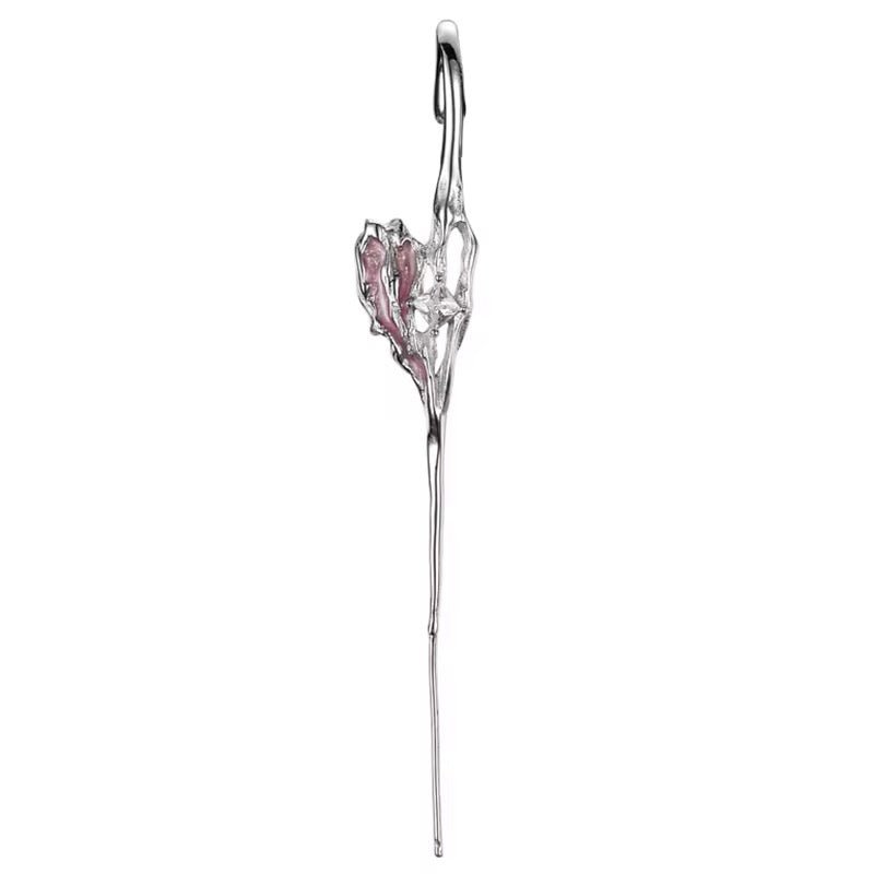 Heart Earrings and Cuff Earrings La Vie Bien Heart Earrings and Cuff
