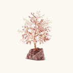 Heart Elixir Pink Tourmaline & Rose Quartz Feng Shui Tree