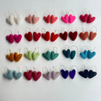 Heart Felt Earrings by honeyloomdesigns