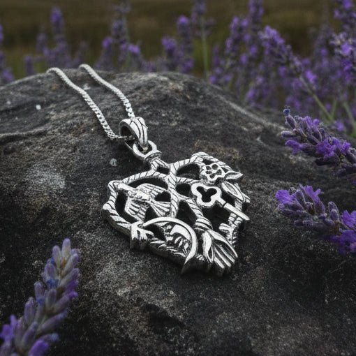 Heart Italian Cimaruta Pendant in Sterling Silver Pendant La Vie Bien Heart Italian Cimaruta Pendant in Sterling Silver