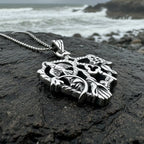 Heart Italian Cimaruta Pendant in Sterling Silver Pendant La Vie Bien Heart Italian Cimaruta Pendant in Sterling Silver