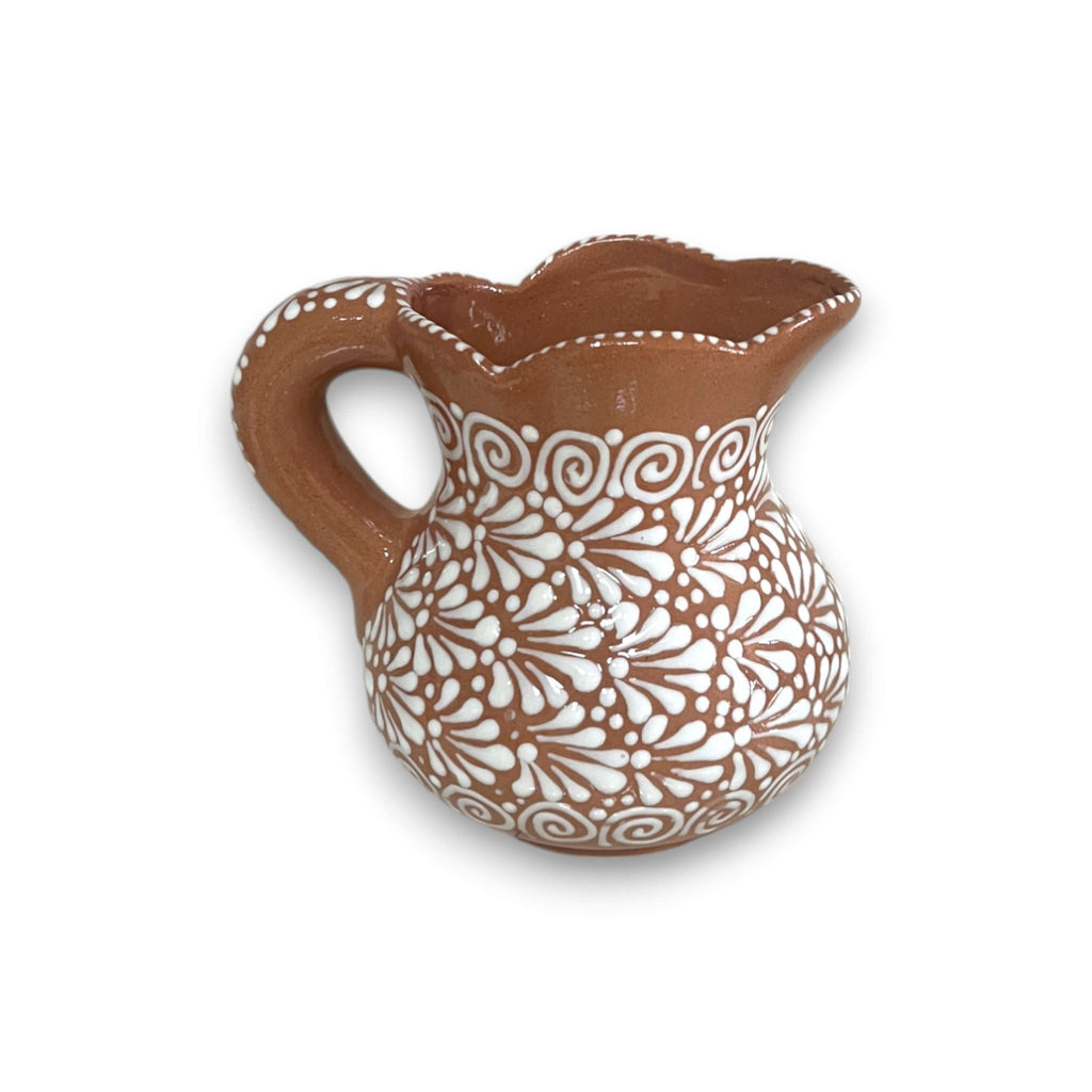 Heart Mug & Pitcher Set | Handmade Mexican Pottery (9-Pieces) Talavera Tea Set La Vie Bien Heart Mug & Pitcher Set | Handmade Mexican Pottery (9-Pieces)