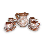Heart Mug & Pitcher Set | Handmade Mexican Pottery (9-Pieces) Talavera Tea Set La Vie Bien Heart Mug & Pitcher Set | Handmade Mexican Pottery (9-Pieces)