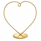 Heart-Shaped Twisted Gold Metal Ornament Display Stand 6.2 Inches Ornament Stands La Vie Bien Heart-Shaped Twisted Gold Metal Ornament Display Stand 6.2 Inches