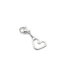 Heart silver charm by Alegria Accessories Inc