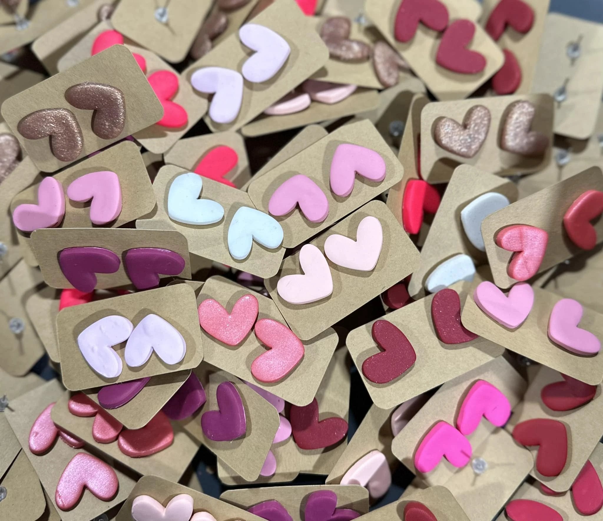 Heart Stud Earrings
