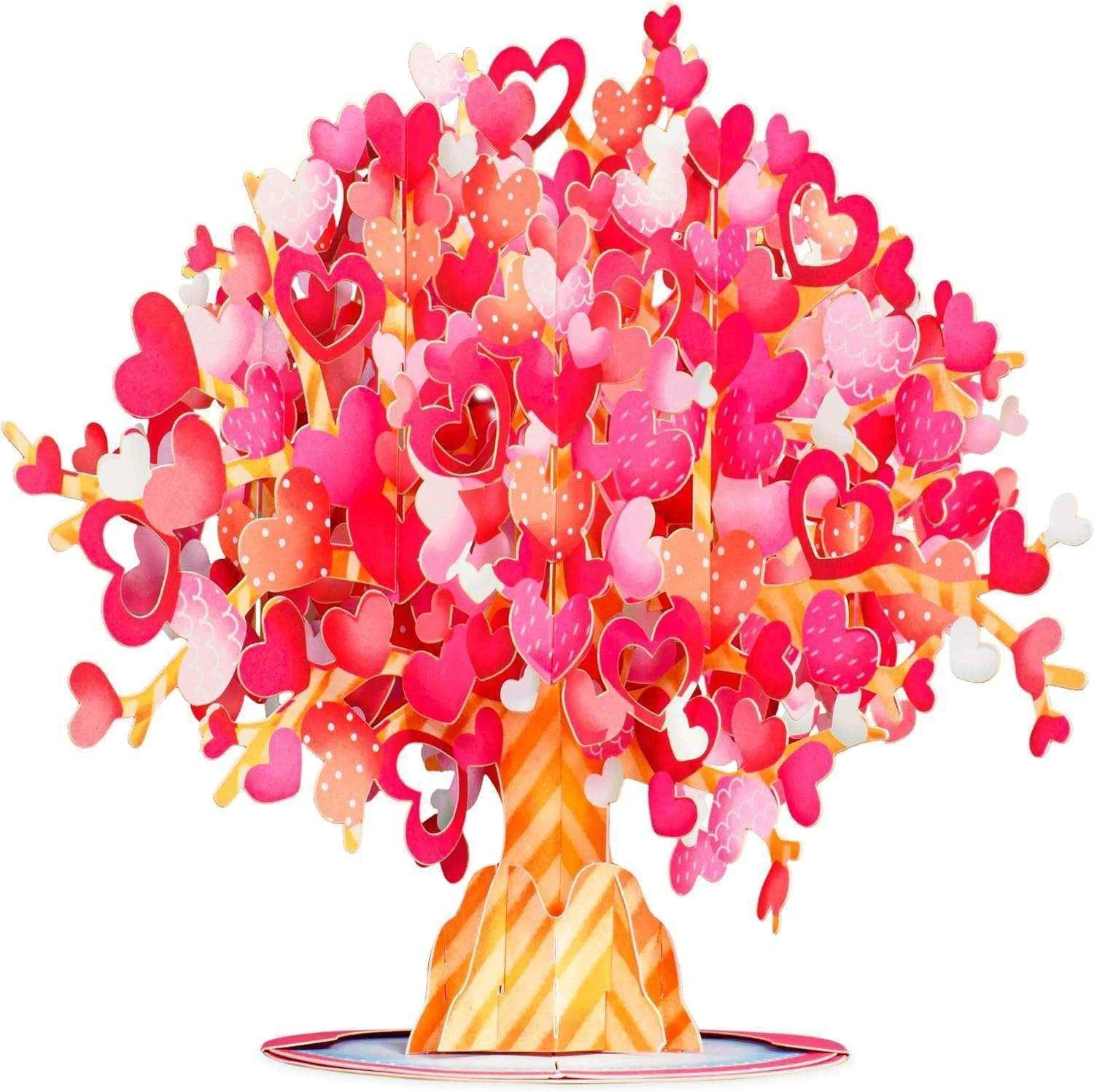 Heart Tree Oversized Pop Up Card with Keepsake by Paper Love
