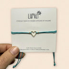Heartstring Love Non - Tarnish Brass Heart Bracelet - Thailand Bracelets La Vie Bien Heartstring Love Non - Tarnish Brass Heart Bracelet - Thailand