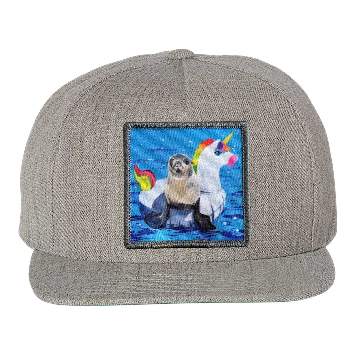 Heather Grey Snapback Hats La Vie Bien Heather Grey Snapback