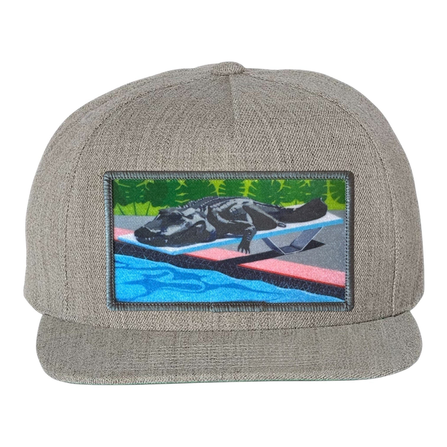 Heather Grey Snapback Hats La Vie Bien Heather Grey Snapback