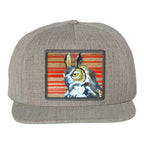 Heather Grey Snapback Hats La Vie Bien Heather Grey Snapback