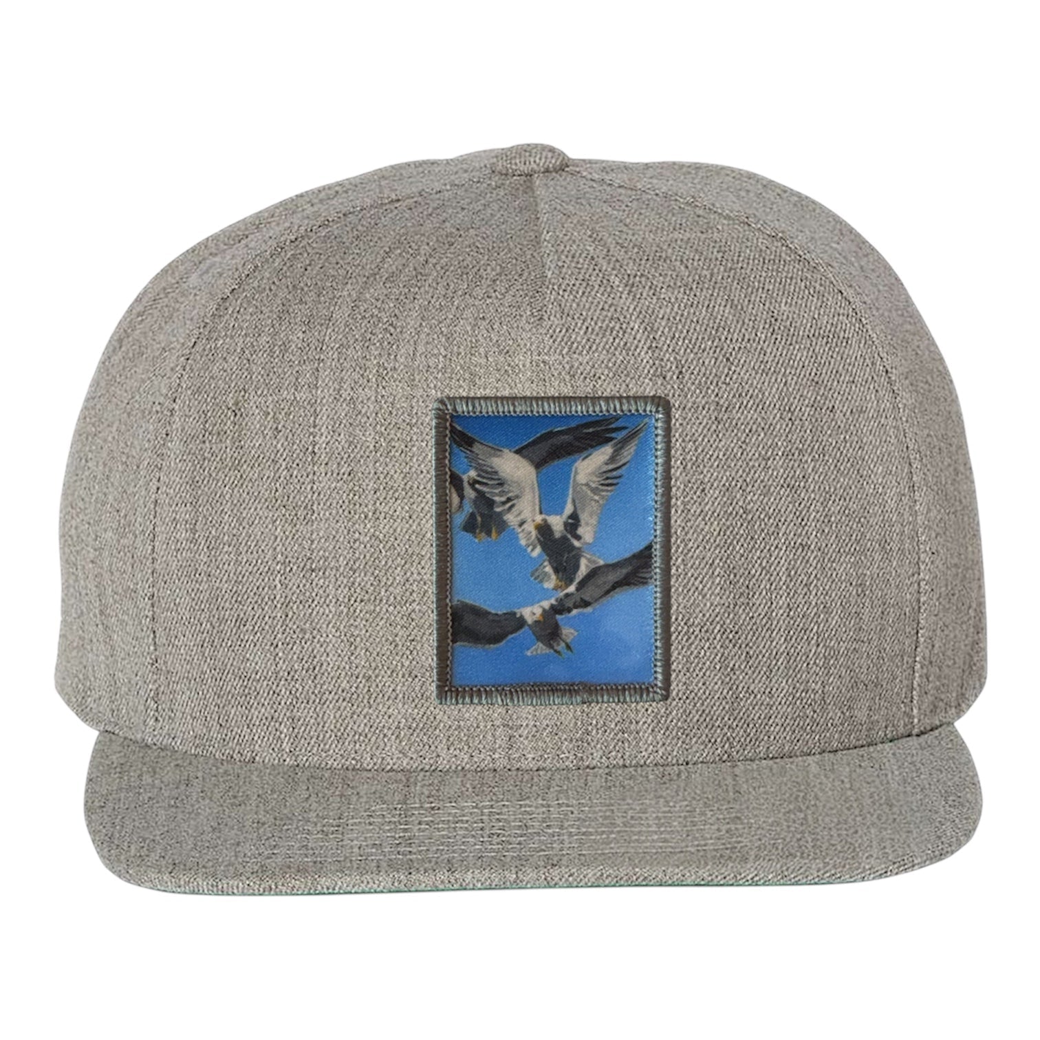 Heather Grey Snapback Hats La Vie Bien Heather Grey Snapback