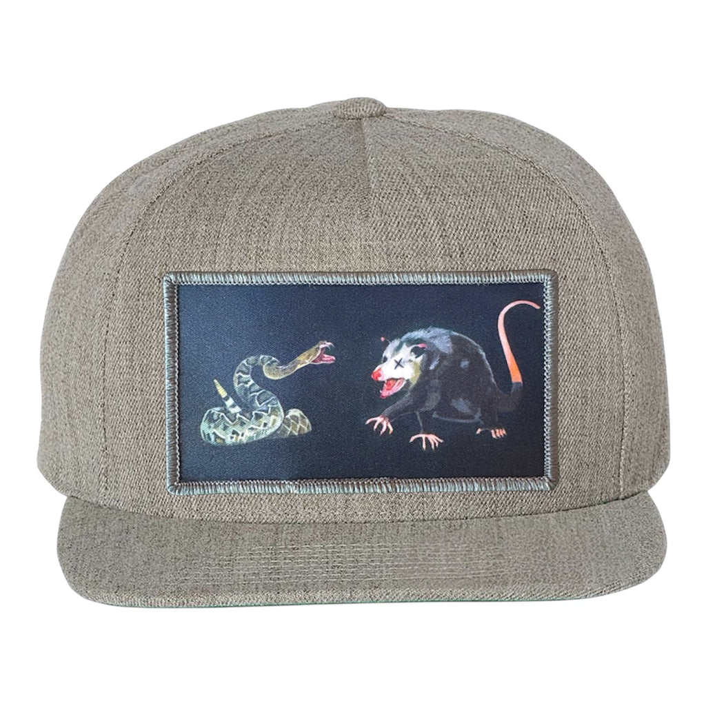Heather Grey Snapback Hats La Vie Bien Heather Grey Snapback