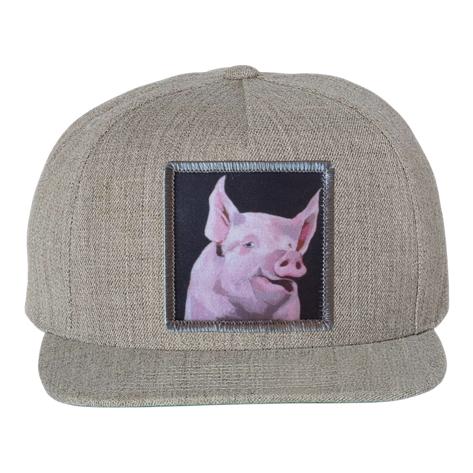 Heather Grey Snapback Hats La Vie Bien Heather Grey Snapback