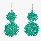Heather Seed Bead Earrings - Guatemala Jewelry La Vie Bien Heather Seed Bead Earrings - Guatemala