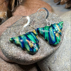 Heathergems Scottish Highland Cow Dangle Earrings - Handmade in Scotland Dangle Earrings La Vie Bien Heathergems Scottish Highland Cow Dangle Earrings - Handmade in Scotland