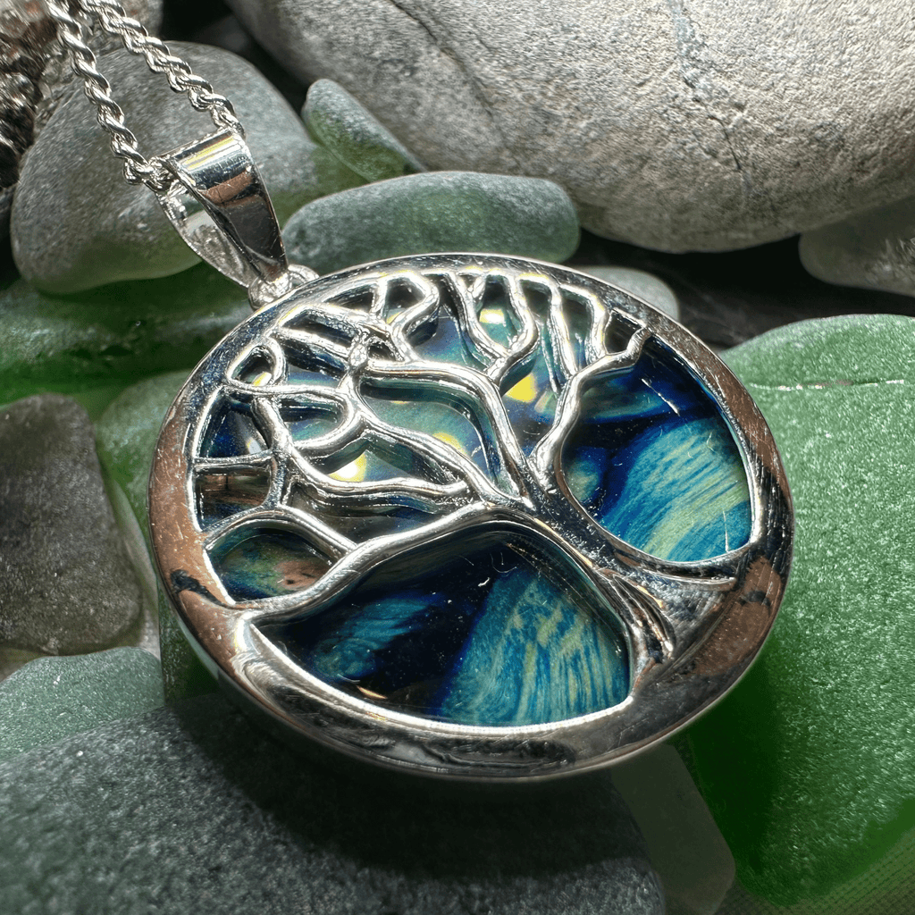 Heathergems Scottish Tree of Life Necklace - Handmade in Scotland Pendant La Vie Bien Heathergems Scottish Tree of Life Necklace - Handmade in Scotland