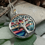 Heathergems Scottish Tree of Life Necklace - Handmade in Scotland Pendant La Vie Bien Heathergems Scottish Tree of Life Necklace - Handmade in Scotland