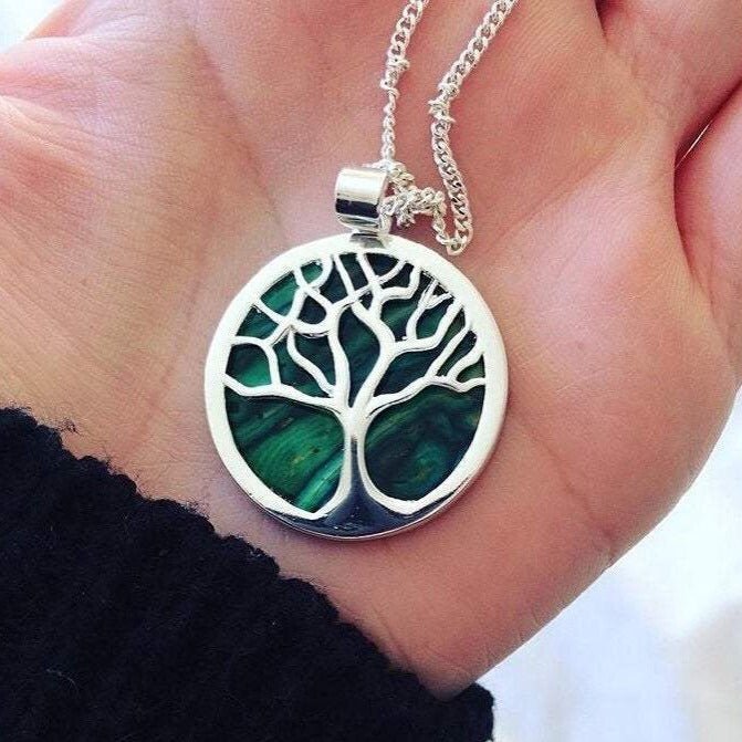 Heathergems Scottish Tree of Life Necklace - Handmade in Scotland Pendant La Vie Bien Heathergems Scottish Tree of Life Necklace - Handmade in Scotland