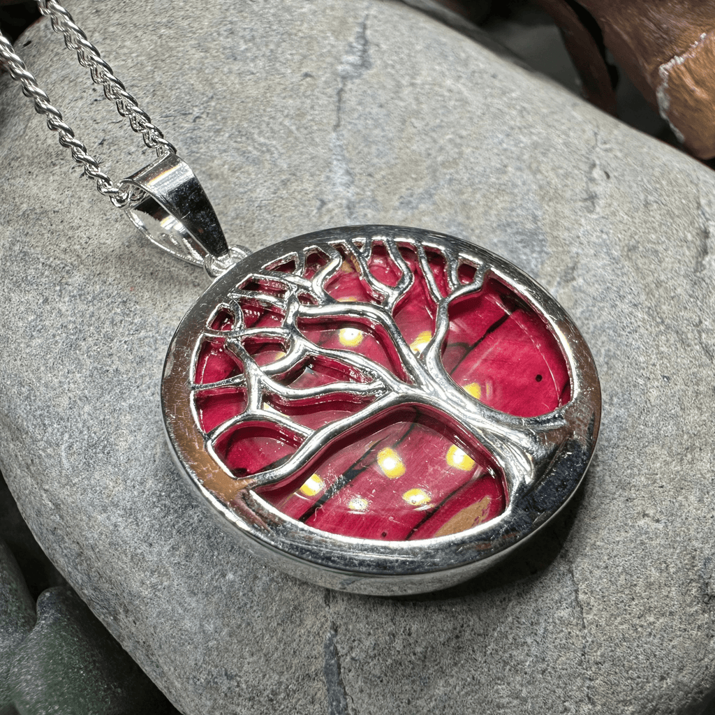 Heathergems Scottish Tree of Life Necklace - Handmade in Scotland Pendant La Vie Bien Heathergems Scottish Tree of Life Necklace - Handmade in Scotland