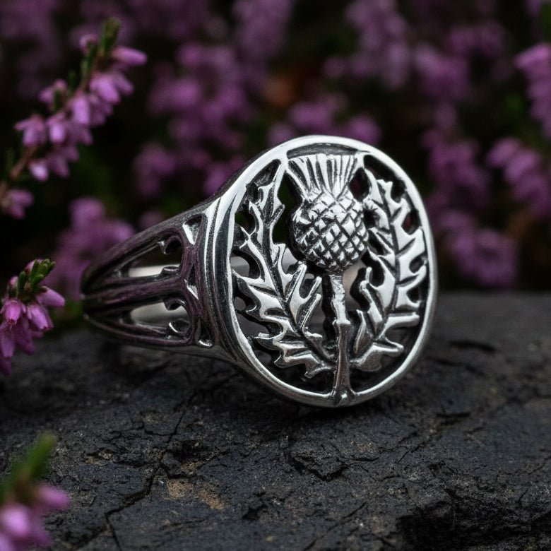 Heatherglen Thistle Signet Ring Ring La Vie Bien Heatherglen Thistle Signet Ring