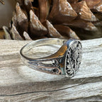Heatherglen Thistle Signet Ring Ring La Vie Bien Heatherglen Thistle Signet Ring
