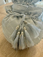 Heavy Sequin Potli Bag with Thread Embroidery La Vie Bien Heavy Sequin Potli Bag with Thread Embroidery
