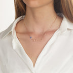 Hebrew Name Necklace With Evil Eye La Vie Bien Hebrew Name Necklace With Evil Eye