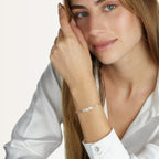 Hebrew Paperclip Bracelet La Vie Bien Hebrew Paperclip Bracelet