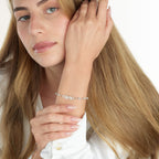 Hebrew Pearl Bracelet La Vie Bien Hebrew Pearl Bracelet