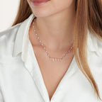 Hebrew Pearl Name Necklace La Vie Bien Hebrew Pearl Name Necklace