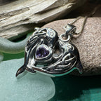 Hebrides Celtic Dolphin Necklace in Sterling Silver Pendant La Vie Bien Hebrides Celtic Dolphin Necklace in Sterling Silver