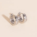 Heirloom Etch Teardrop Super Chunky Huggie Hoop Earrings by Oh Clementine
