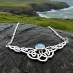 Helen Celtic Knot Necklace in Sterling Silver Necklet La Vie Bien Helen Celtic Knot Necklace in Sterling Silver